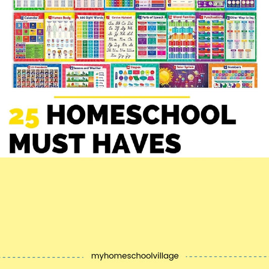 Must Haves For Homeschoolers
