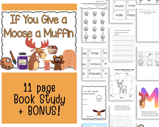 If You Give a Moose a Muffin Unit Study