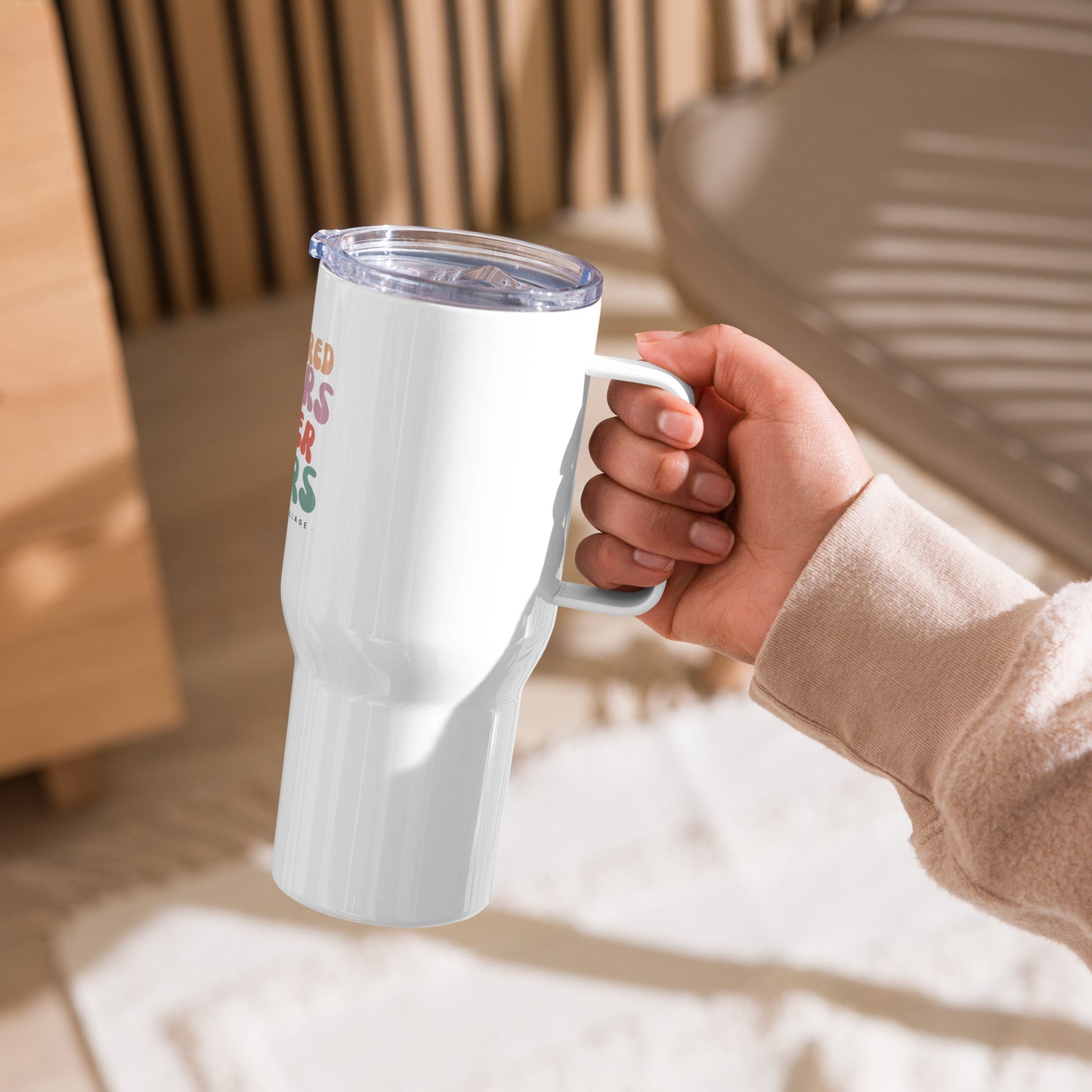 Travel mug with a handle Empowered Mothers