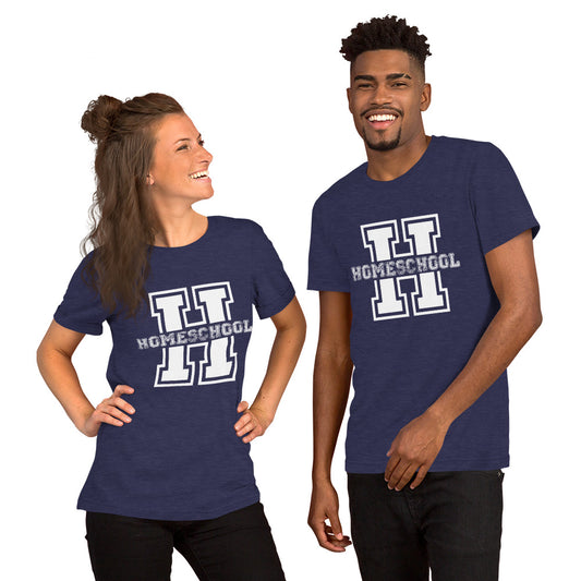 Homeschool "H" Unisex t-shirt