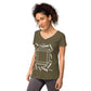 Think Women’s fitted v-neck t-shirt