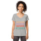 Empowered Mothers Empower Others Women’s fitted v-neck t-shirt