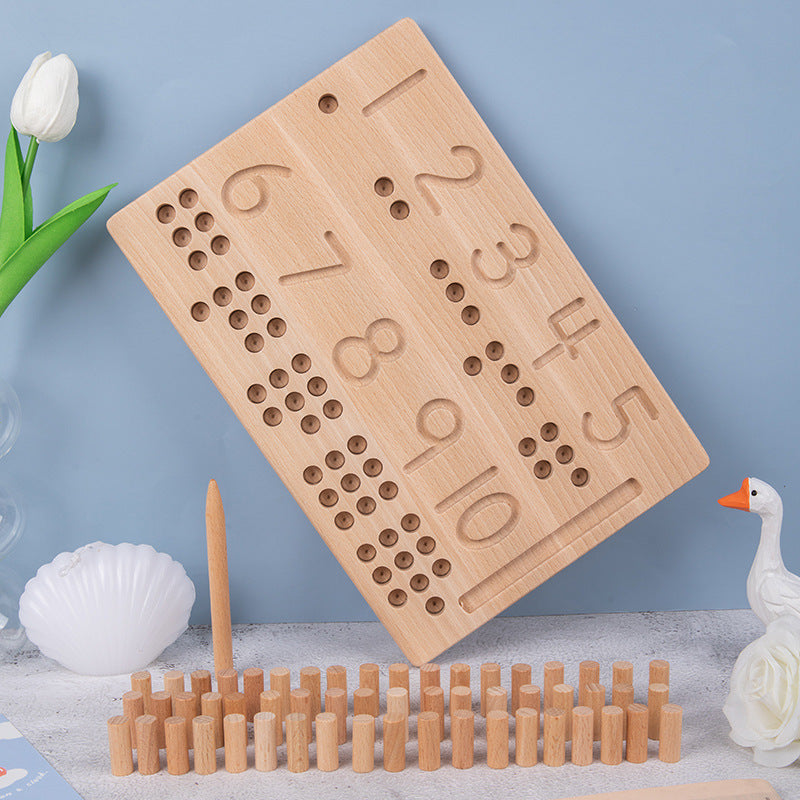 Montessori Early Education Teaching Logarithmic Board